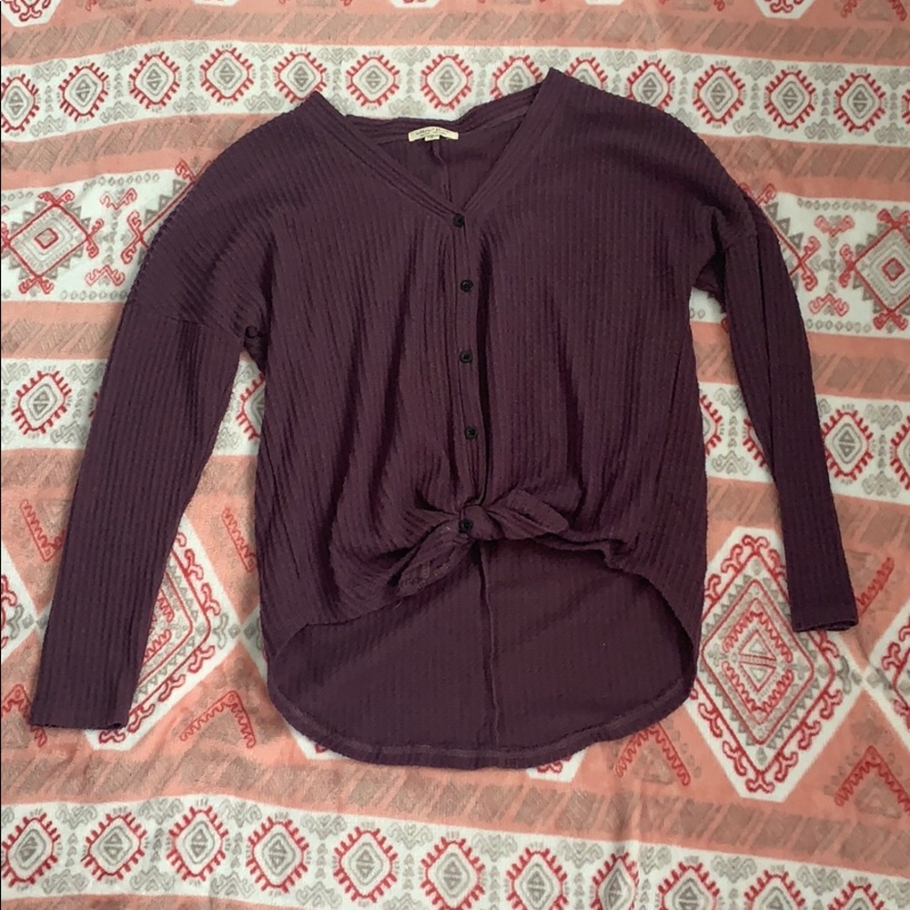 Ultra Flirt Tied Front Top